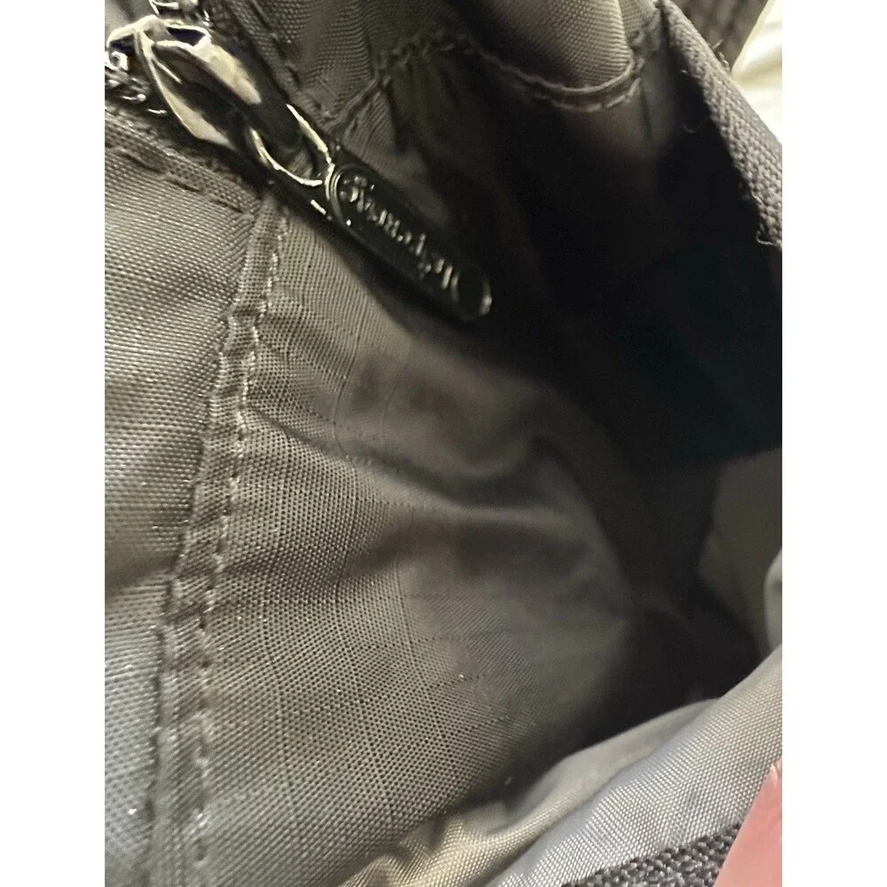 LeSportsac Route Black Backpack Multi Zipper Clean - Picture 12 of 16